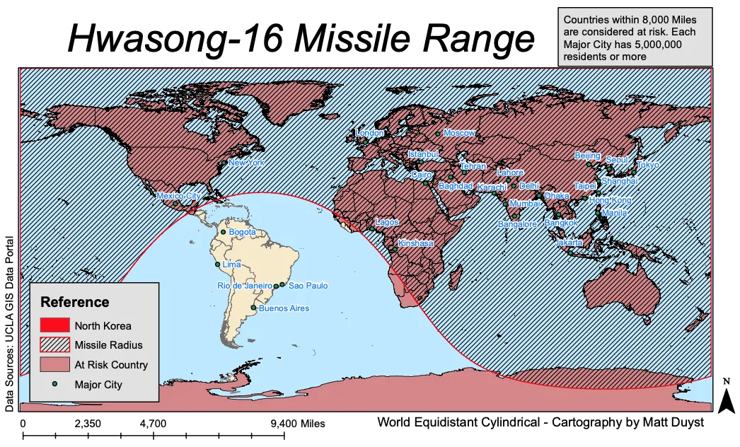 Comprehending the Range of North Korea's Strongest Missiles, figure 3