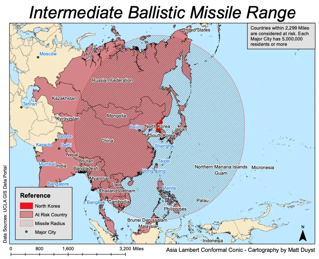 Comprehending the Range of North Korea's Strongest Missiles, figure 2