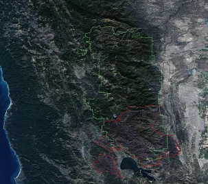 Mendocino Fire Complex: Calculating Surface Vegetation Fluctuations through Spectral Indices (NDVI & NBR), figure 4