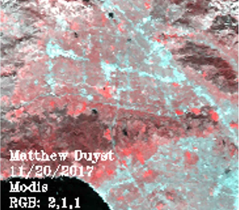 Urban Applications of Supervised Classification: Landsat vs. MODIS, figure 2
