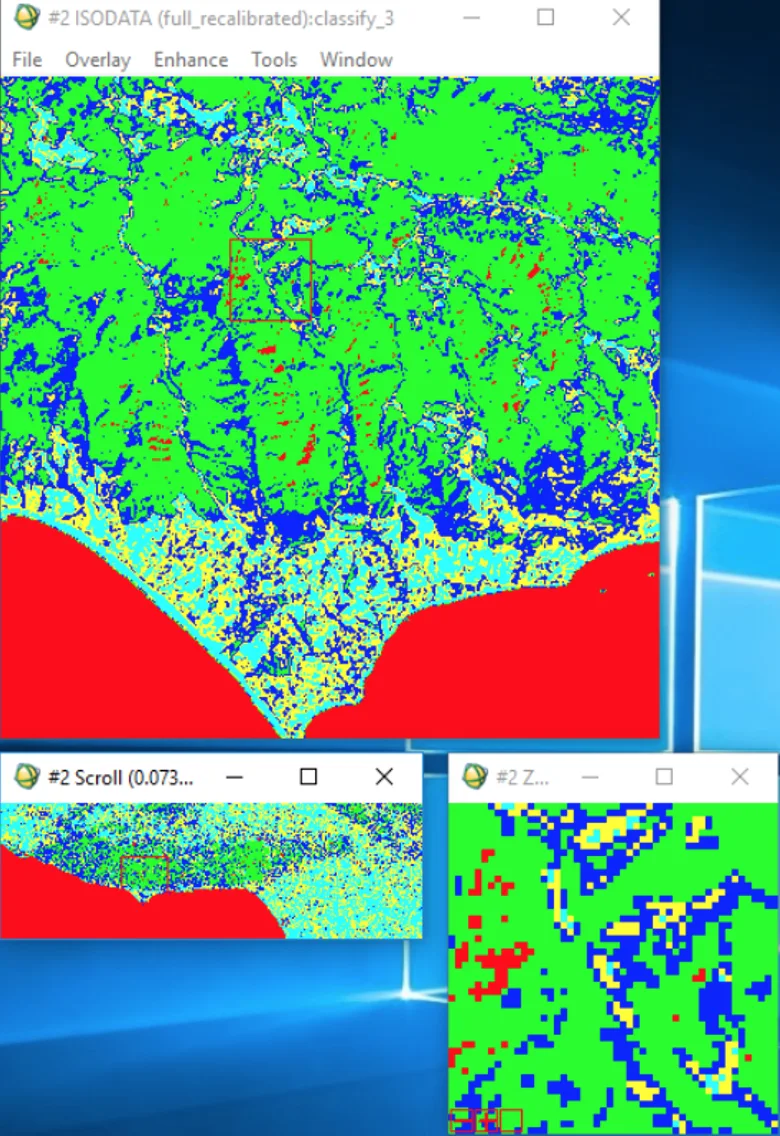 Unsupervised Classification: Land Cover Types in Los Angeles, CA, figure 3