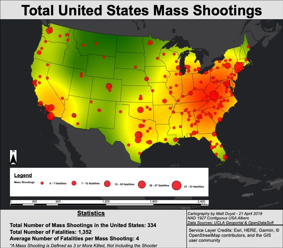 US Mass Shootings: Forces of Prediction, or Varying Inconsistencies?, figure 1