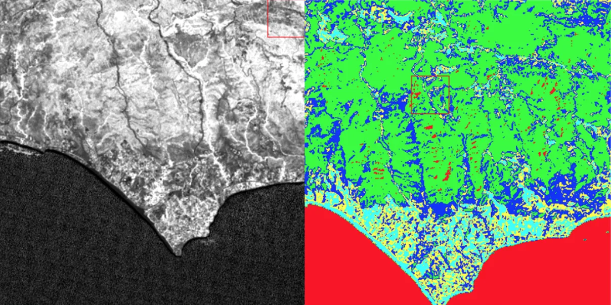 Unsupervised Classification: Land Cover Types in Los Angeles, CA, figure 1